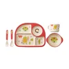 Die Casting Plastic Dinner Kids Plates Sets With Logo China Dinnerware Sets Bamboo Fiber Tableware sets