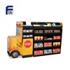 School Bus Shaped Glossy Printed Promotional Potato Chips Cardboard Display