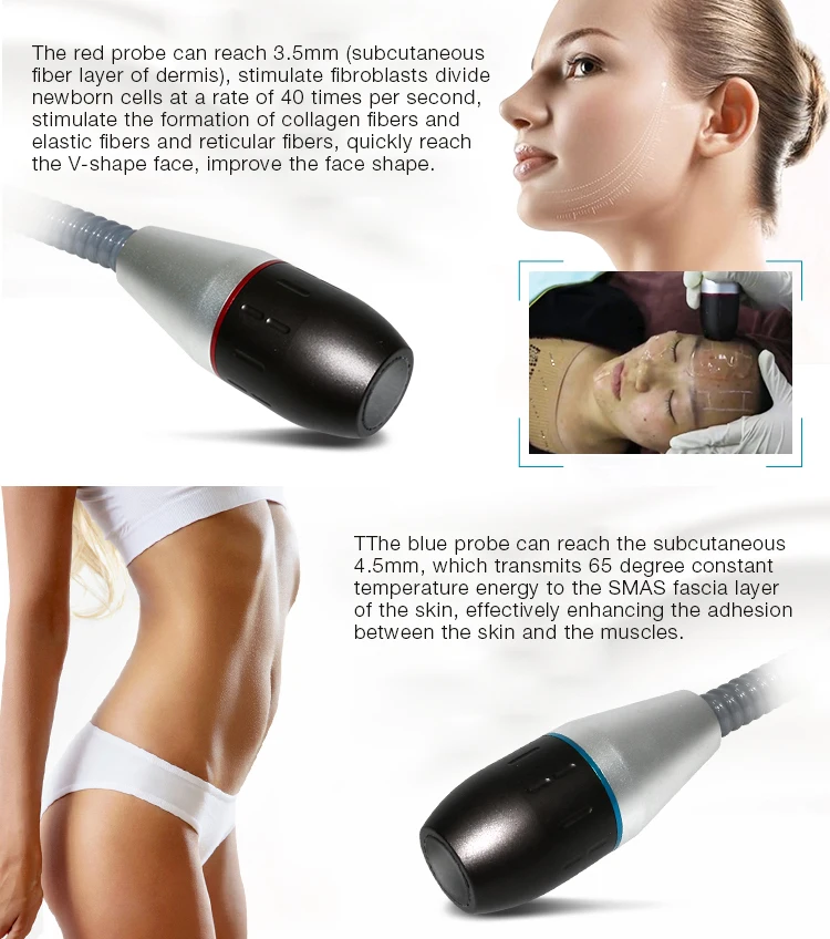 2018 newest V-max skin tightening portable ultrasound face lift effective wrinkle treatment machine for sale