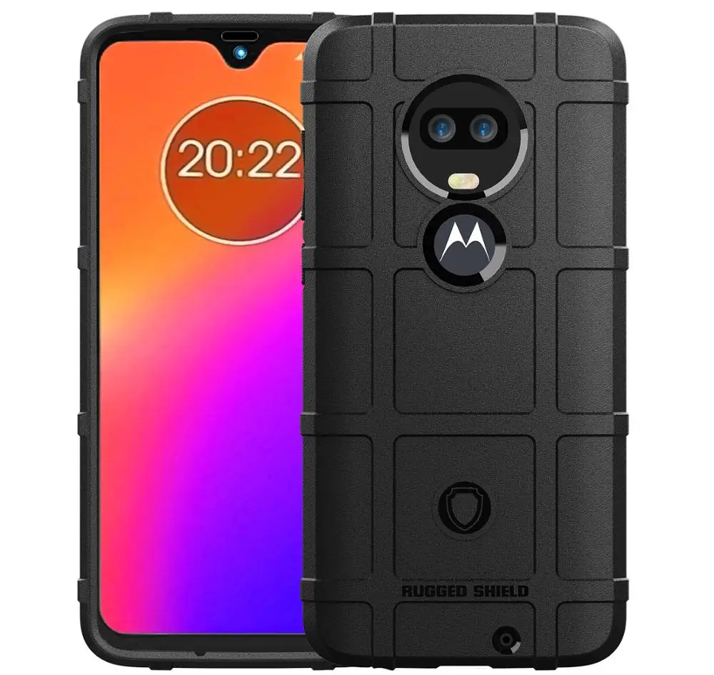 

shockproof tpu mobile phone case for moto g7 plus back cover, 5 colors
