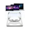Portable adjustable collaps folding swivel laptop notebook riser stand for macbook air pro