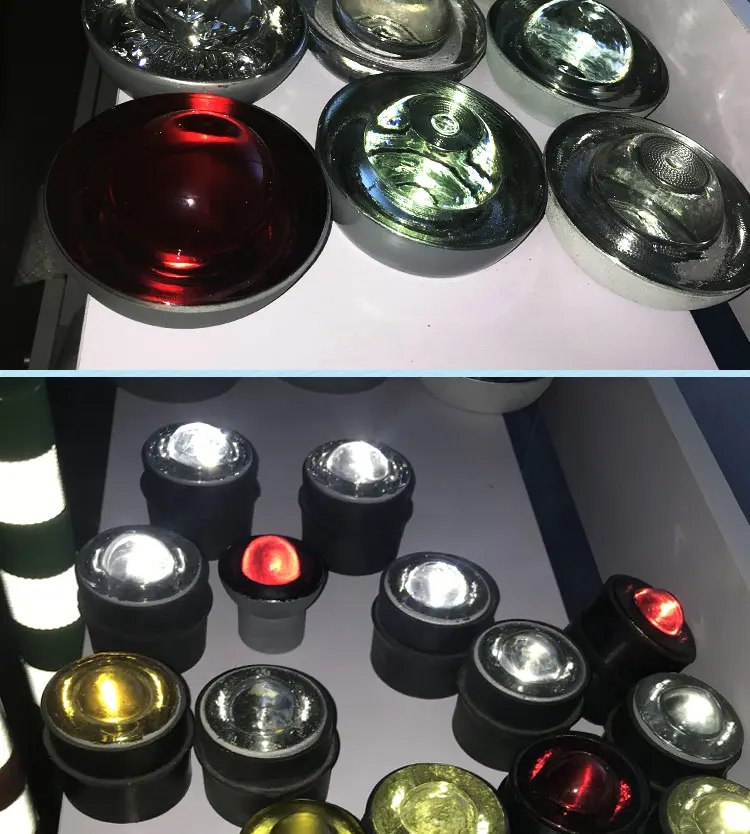 Dia 50mm Tempered Glass Cat Eye Reflective Raised Pavement Marker