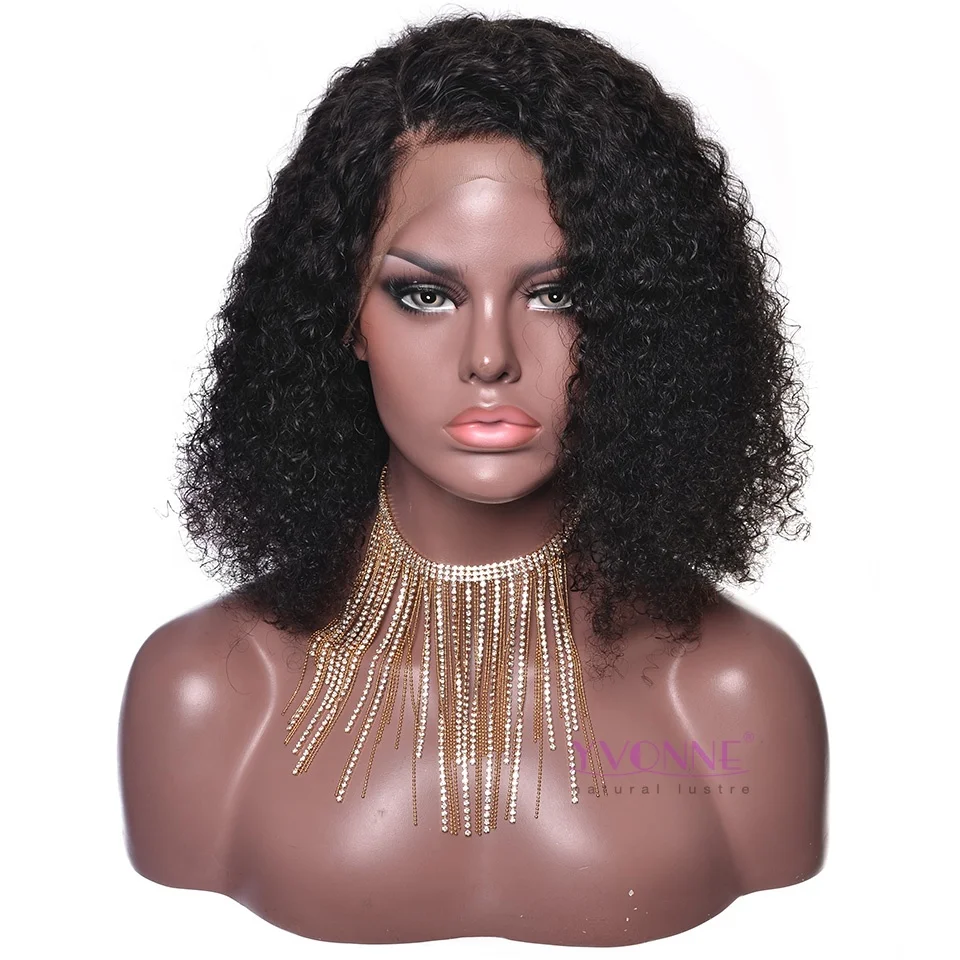 

Brazilian Human Hair Malaysian Curly Bob Hair Wigs