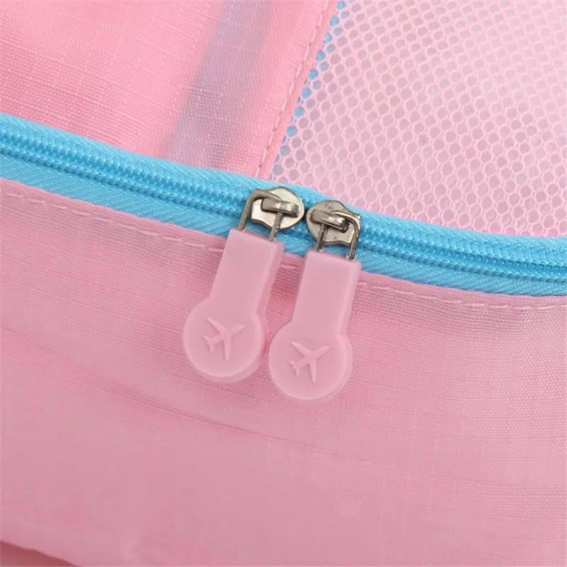 Promo waterproof nylon mesh travel organizer bag set