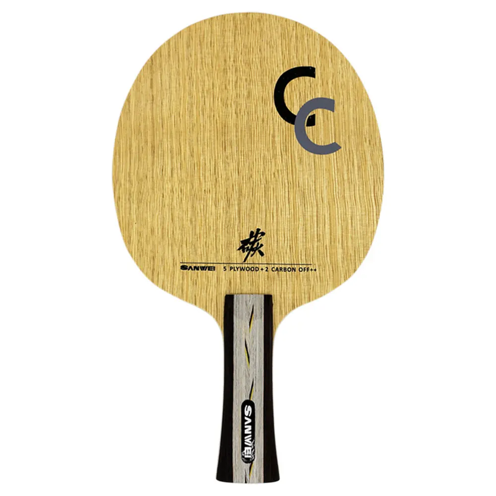 

Sanwei CC LD carbon five layer wood 73 g light table tennis bat blade