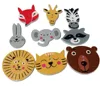 Assorted Colors Wooden Craft Buttons 2 Holes Cartoon Animals DIY Scrapbooking Sewing Accessories