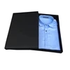 Luxury Custom Logo Matte Plain Black Kraft Paper Cardboard Packaging Gift Box For Clothing Garment Apparel