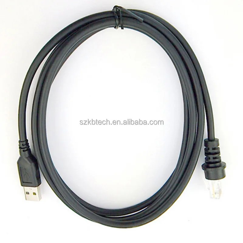 9FT Coiled USB Cable for Honeywell MS9590 MS5145 MS7180 MS7120 MS9540 Scanner