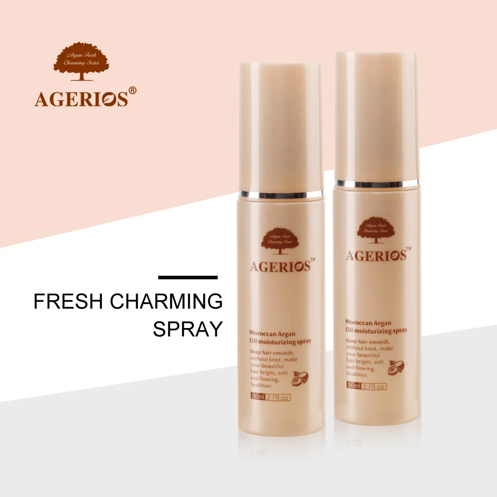 

Private Label Salon Argan oil Anti-Frizzy Organic Heat Resistant Hair Spray
