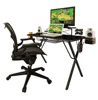 Wholesale gaming desk pc table with metal wire holders