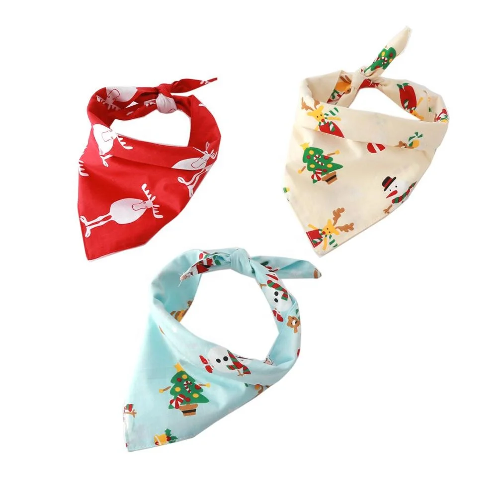 

PPC-85 Christmas Elk Red Pet Scarf Dog Bandana