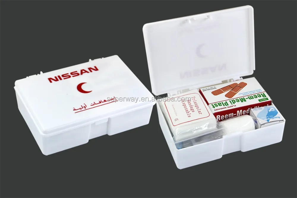 2018 Wholesale Mini White Medical Box/plastic Clear First Aid Kit Box