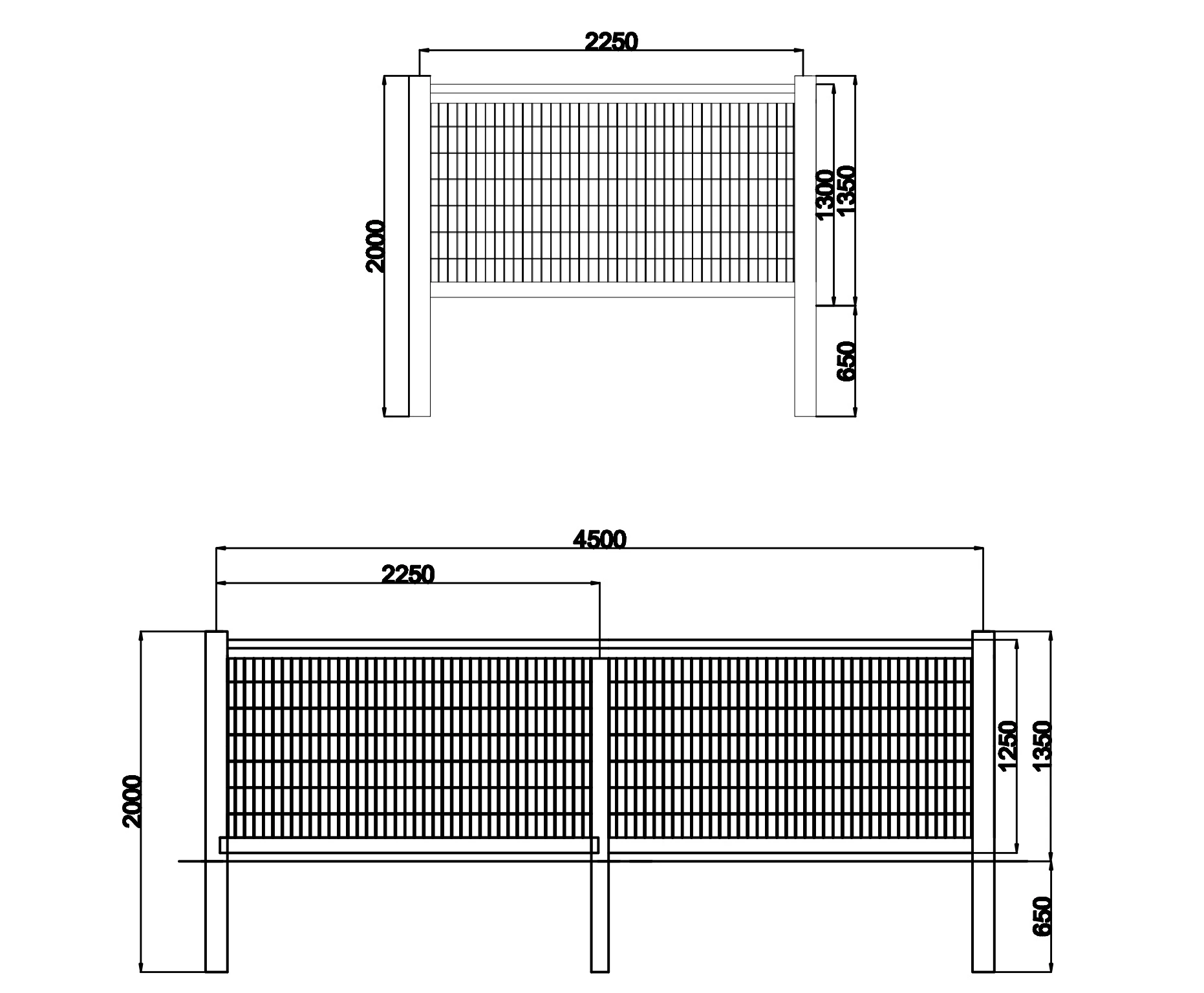 horse racetrack crowd barrier meshing fence