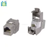 Cat6a 10G Data Grade Keystone Jacks, 180 Degree, RJ45,Tooless