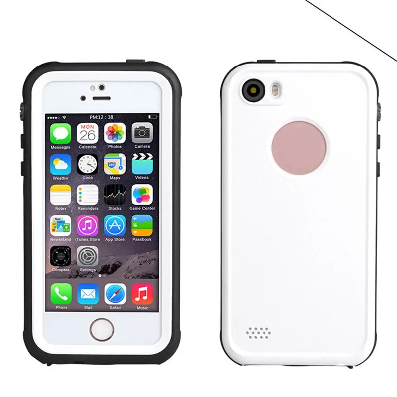 

Fashion business style phone accessories swimming ip68 transparent clear back case cover for iphone 5SE