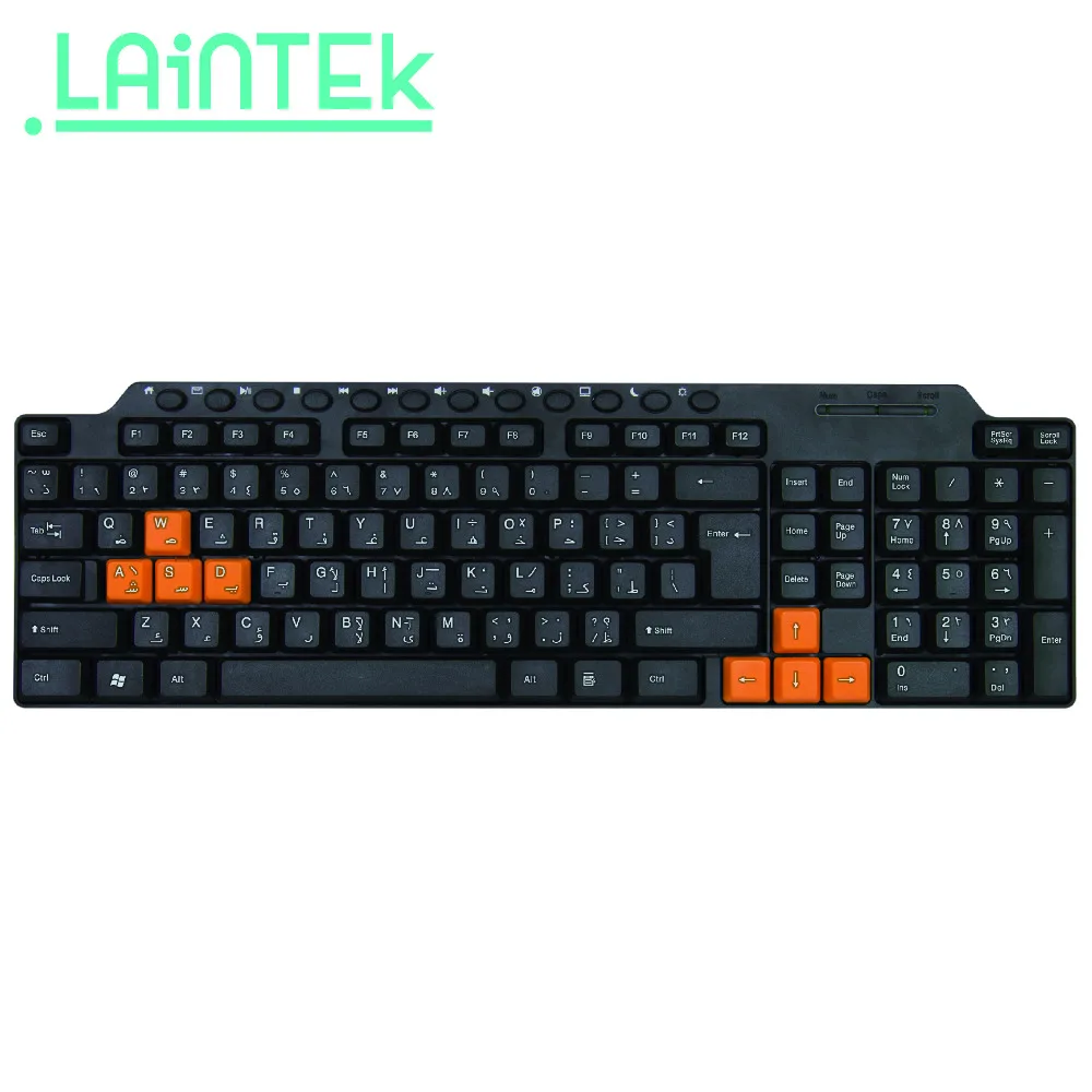full black colour cheapest desktop best multimedia wired USB keyboard