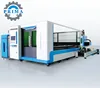 Double drive CNC metal Fiber laser Cutting Machine with exchange worktable 4000mm*1500mm