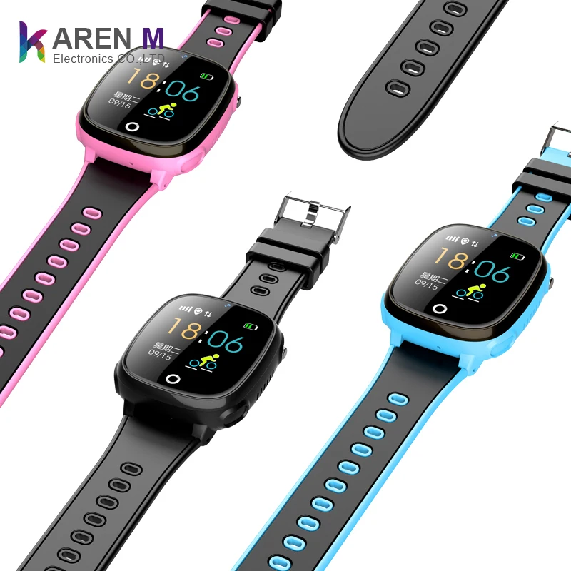 

2019 Fashion Children Watches Russian HW11 kids Smart Watch with GPS GSM Locator waterproof smartwatch, Pink;blue;black