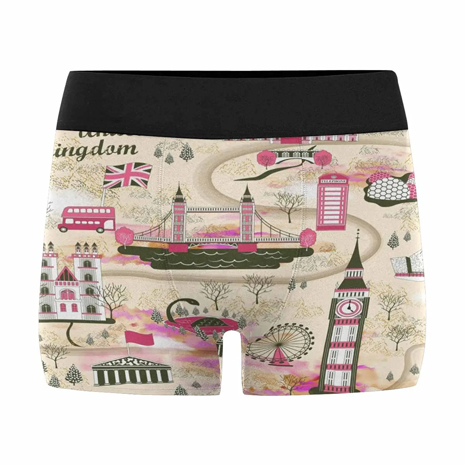 XS-3XL INTERESTPRINT Custom Mens Boxer Briefs Multicilored Books