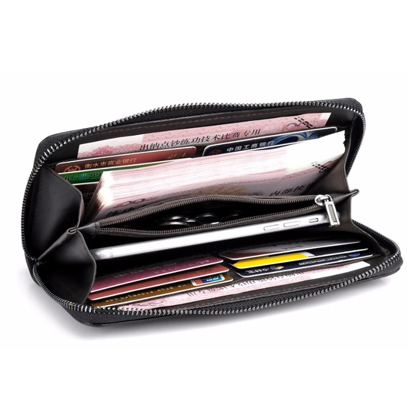 

Cheaper wholesale leisure pu leather men business wallet, Black,brown
