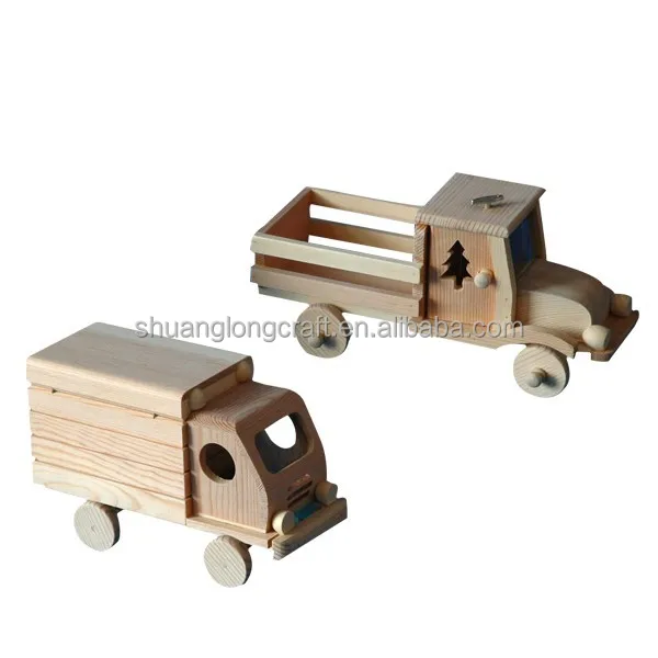 
Wooden toy for kids, handmade wood children small toy cars for baby souvenir 