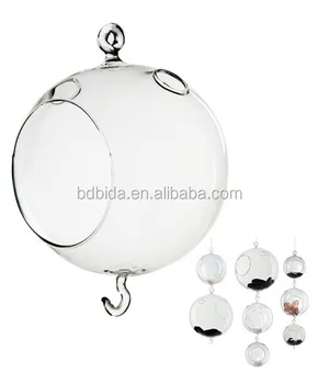 Quality Borosilicate Heat Resistant Glass Candle Holder Hanging