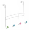 New style hanging iron clothes hook overdoor hook with ceramic balls