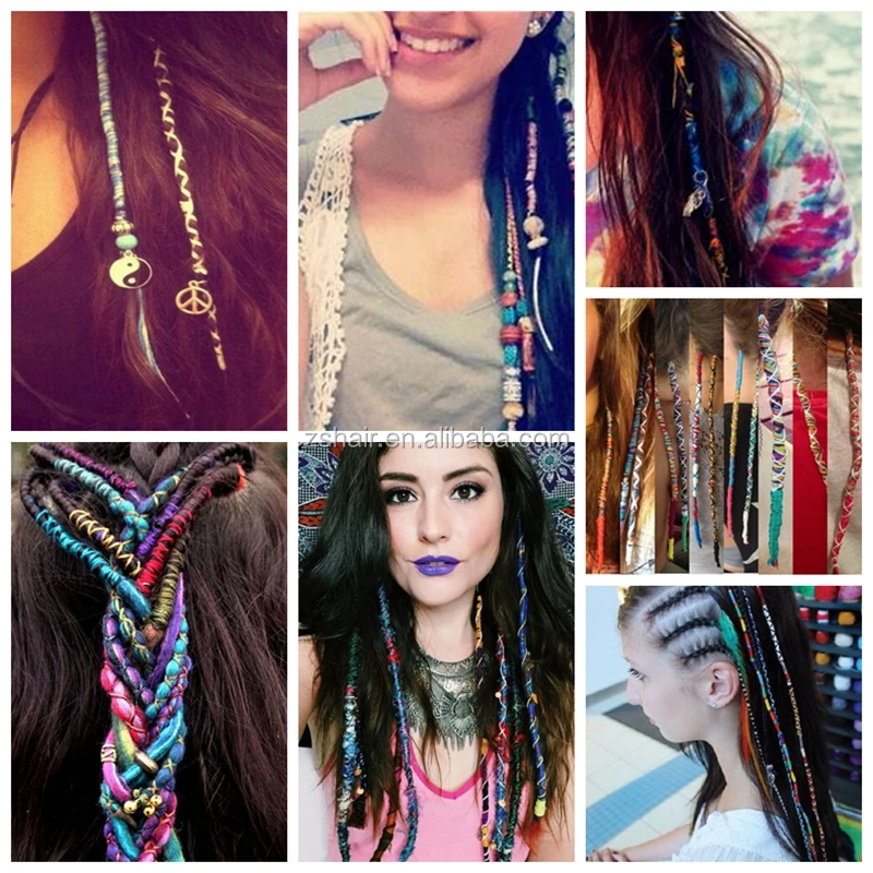 New Diy Colorful Cute Long Elastic Knit Weave Headwear Headband