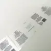 Gold foil Green Foil Clear Transparent bopp film with Matte Lamination Cosmetic Packaging Private Label Sticker Printer