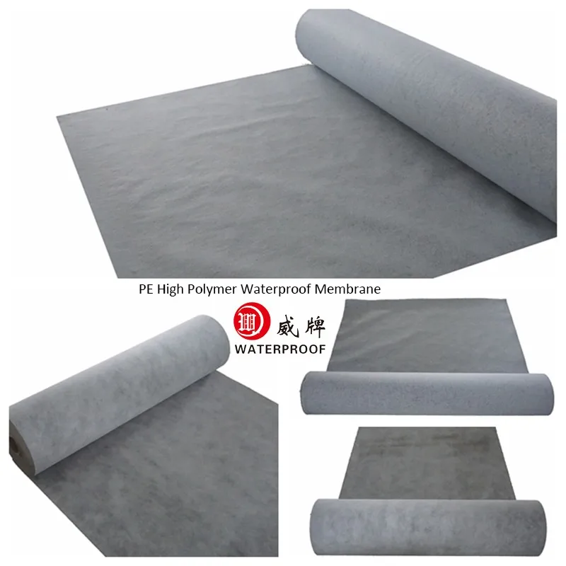 1.0mm Self Adhesive Hdpe Waterproofing Sheet Membrane For Roof And Wall