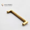 China Brass Knurled Handle Solid Cupboard Cabinet Brass Pull Handle Home Hardware Wardrobe Pulls