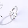 Fashion silver 925 promise ring heart shaped ring designs for girls