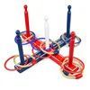 Wholesale Premium Ring Toss Game Set - Includes 8 Rope & 8 Plastic Rings - Improves Hand-Eye Coordination for Kids & Adults