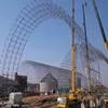 Free design low cost light space frame dry coal storage shed