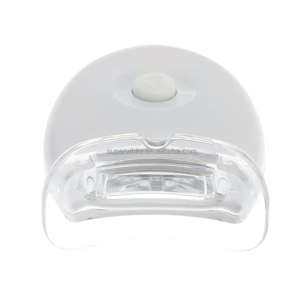 

5led Mini Handheld Teeth Whitening LED Accelerator Light with Battery, Blue/white