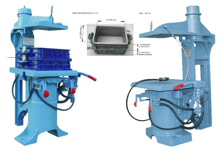 Horizontal Automatic Foundry Sand Molding Line Sand Casting Molding