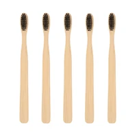 

big handle adult toothbrush bamboo charcoal bristles home tooth brush