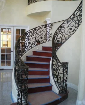 Simple Wrought Iron Balustrade Indoor Wrought Iron Stair Railing Design Staircase Handrail Buy Metal Railing Iron Stair Railings Interior Wrought