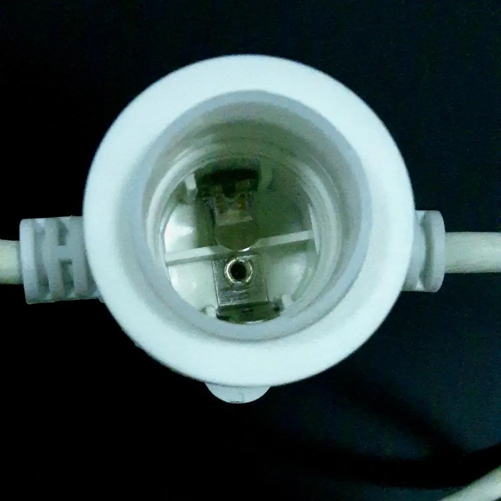 100m Round wire e27 dropping belt festoon patio string light led bulb holder