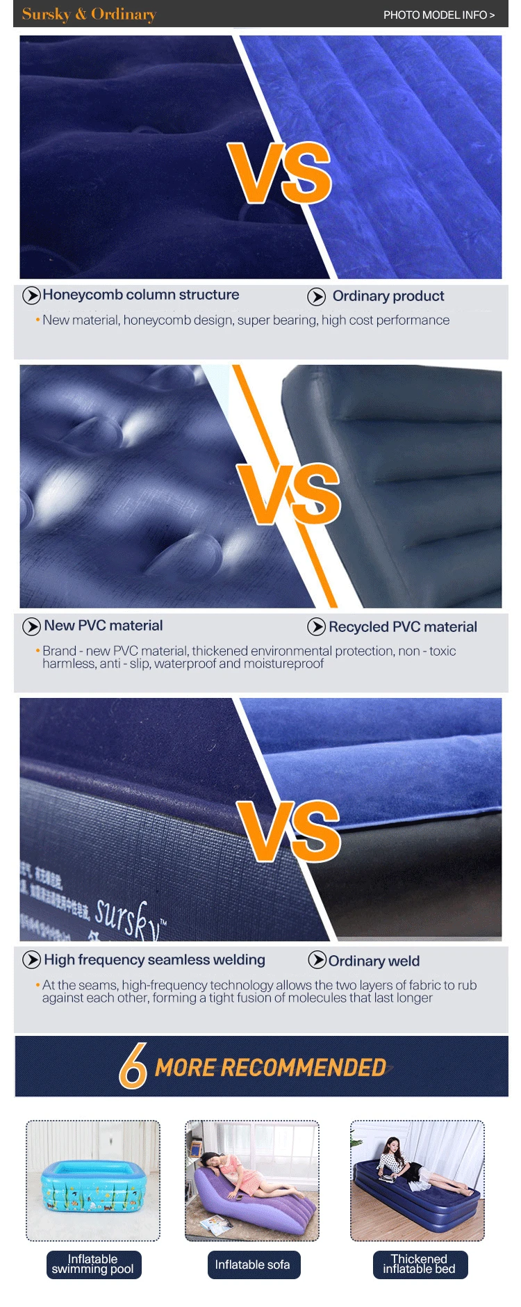 Hot Outdoor Outdoor Air Lazy Sofa Inflatable