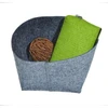 Recycle nonwoven felt rolls for storage basket