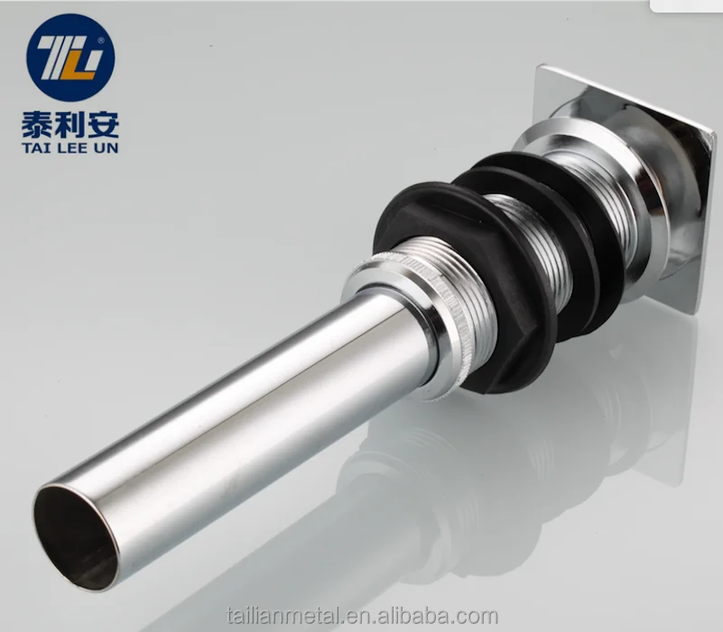 
2018 Hot sales bathroom brass square cap bath pop up waste for basin 