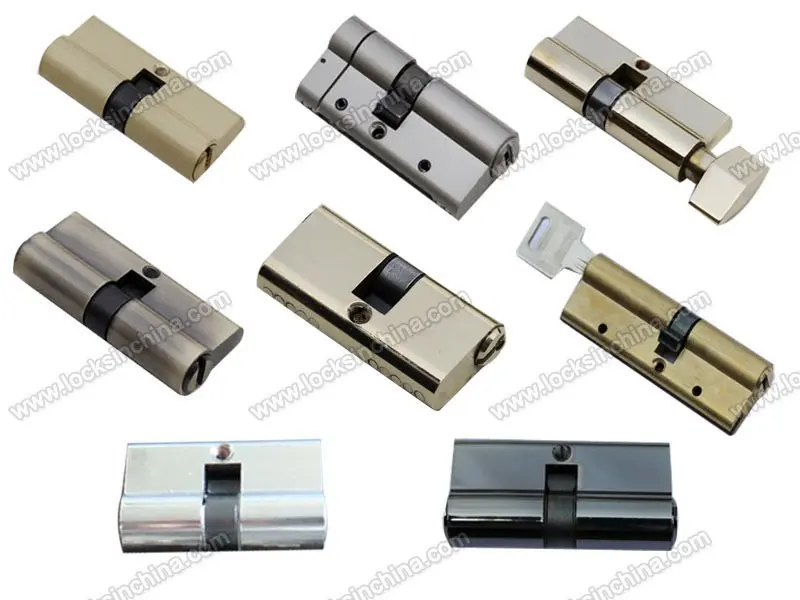 AJF  New Design Durable high quality and security 60mm US style brass cylinder lock