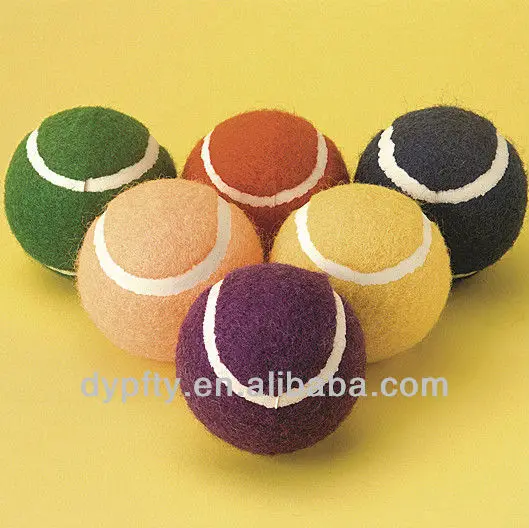 
Colored Tennis Balls , Red, Blue, Orange, Pink, White, Black, Green, Yellow 