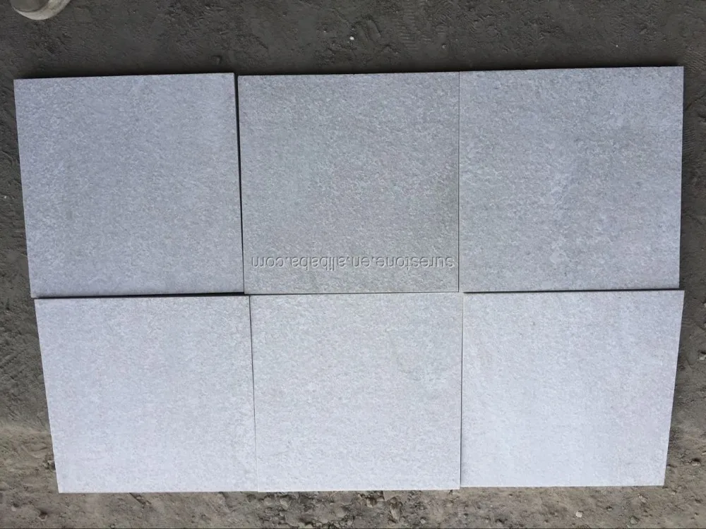 Natural Pure White Quartzite Stone Tile Paving Cutrual Natural Pure White Quartzite Stone Tile Paving Cutrual