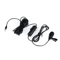 

Electret condenser Omni-directional lapel lavalier collar pin microphone