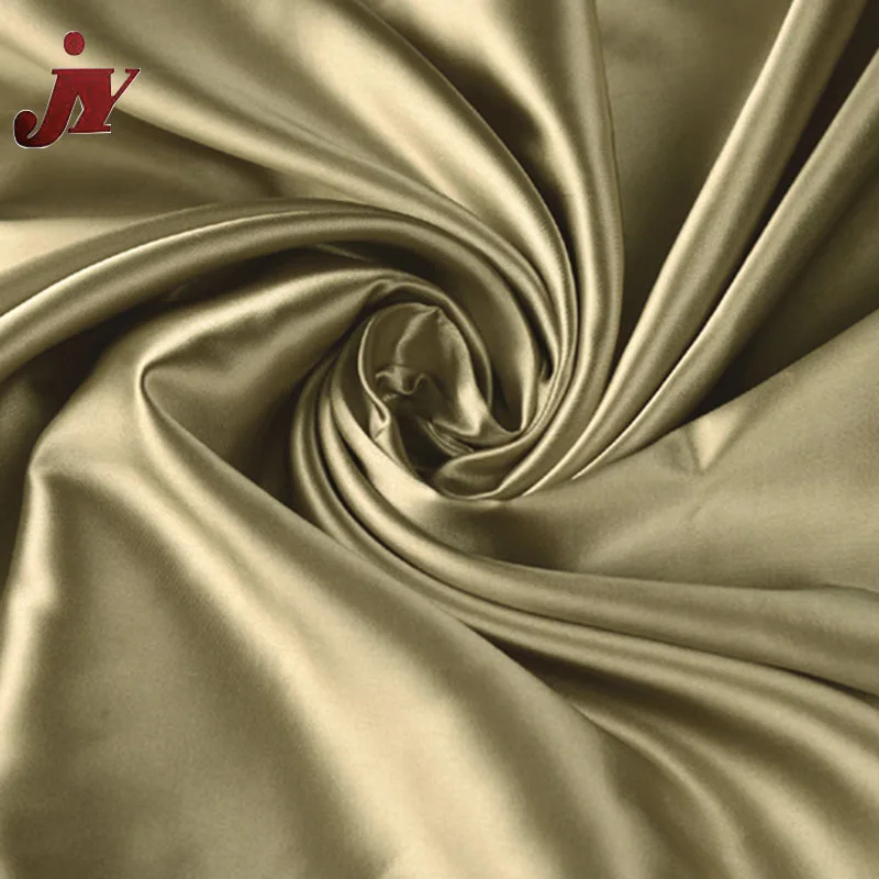 
China supplier 100% Polyester Material and Coated Pattern 190T waterproof satin shiny taffeta fabric 
