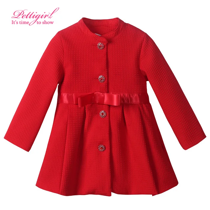 (only left size 3 4) 2016 Red Girl Winter Coat Fashion