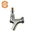 Brass and stainless steel draft tap beer faucet for homebrew beer making