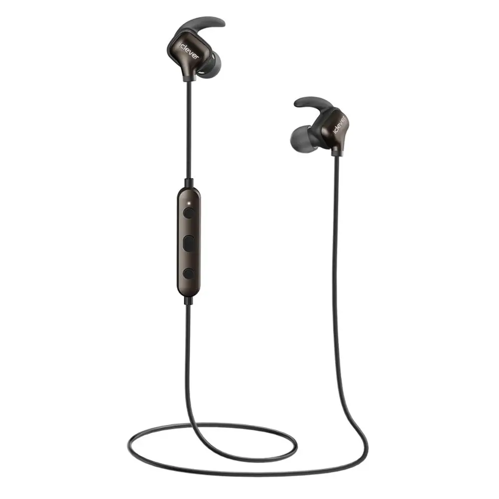 

iClever Bluetooth Headphones, Lightweight Wireless Earphones with Built-in Mic, Noise Cancelling, Waterproof, 8-Hour